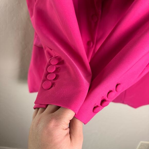 Torrid Pink Studio Refined Crepe Satin Lapel Blazer 2X 19173176 - Picture 8 of 16